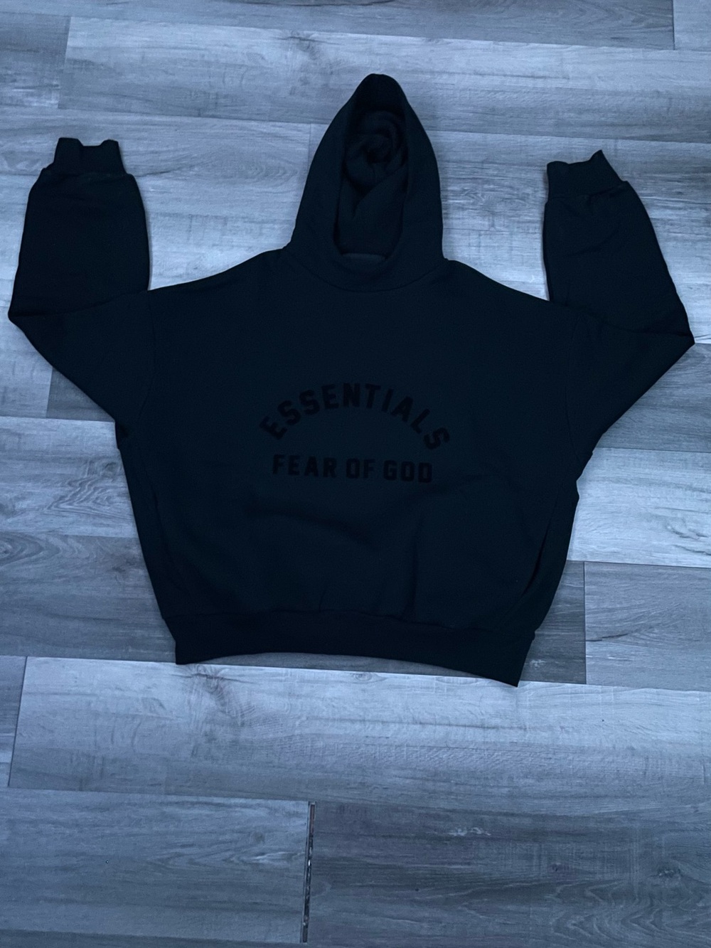 Essentials Fear of God Men's Black Crewneck Sweatshirt